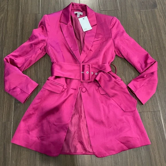 Elegant Pink Women's Blazer - Picture 1 of 7